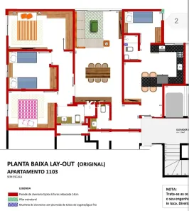 Apartamento com 3 Quartos à venda, 100m² no Centro, Florianópolis