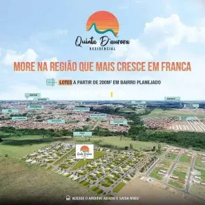 Lote/Terreno à venda, 200m² no Loteamento Quinta do Oeste, Franca
