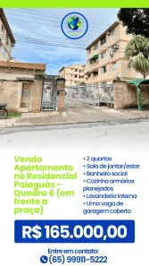Apartamento com 2 Quartos à venda, 55m² no Paiaguás, Cuiabá
