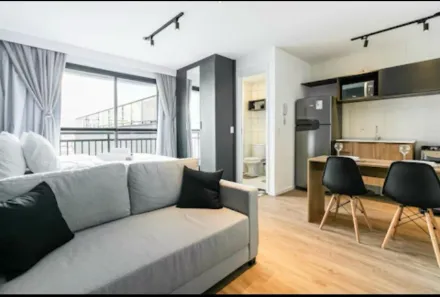 Apartamento com 1 Quarto para alugar, 26m² no Jardim Panorama, São Paulo