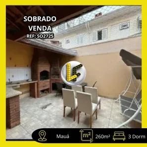 Sobrado com 3 Quartos à venda, 260m² no Mauá, São Caetano do Sul
