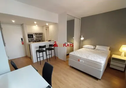 Flat com 1 Quarto para alugar, 26m² no Moema, São Paulo