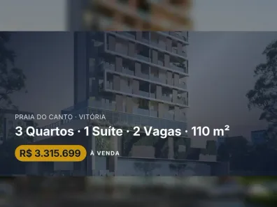 Apartamento com 3 Quartos à venda, 110m² no Praia do Canto, Vitória