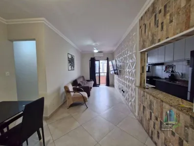 Apartamento com 2 Quartos para alugar, 68m² no Guilhermina, Praia Grande