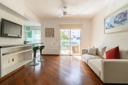Apartamento com 1 Quarto para alugar, 76m² no Moema, São Paulo