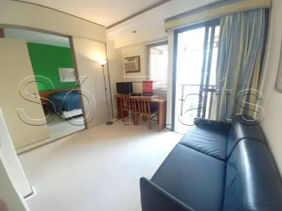 Flat com 1 Quarto para alugar, 37m² no Moema, São Paulo