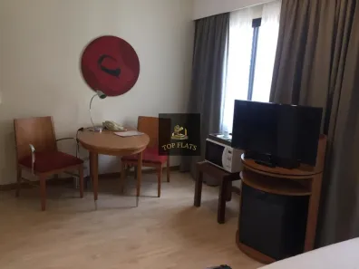 Flat com 1 Quarto para alugar, 28m² no Indianópolis, São Paulo