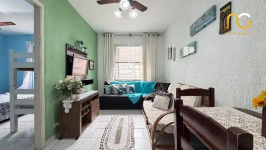 Apartamento com 1 Quarto à venda, 50m² no Guilhermina, Praia Grande