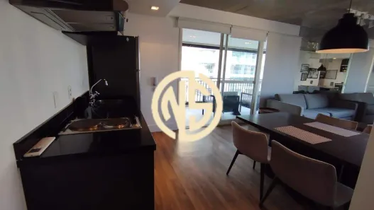 Apartamento com 1 Quarto para alugar, 62m² no Cidade Monções, São Paulo