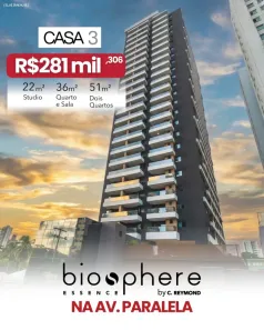 Apartamento com 1 Quarto à venda, 22m² no Centro Administrativo da Bahia, Salvador