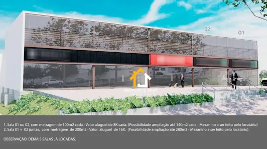 Sala Comercial para alugar, 100m² no Jardim Alto Rio Preto, São José do Rio Preto