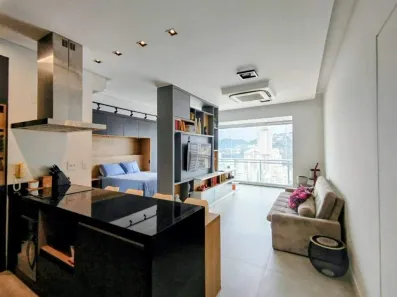 Apartamento com 1 Quarto à venda, 50m² no Gonzaga, Santos