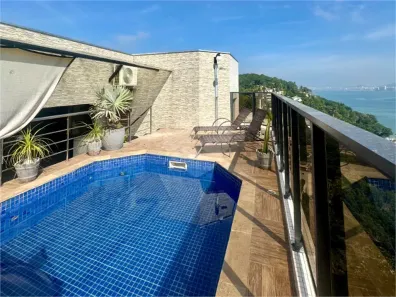 Apartamento com 5 Quartos para venda ou aluguel, 146m² no Mar e Céu, Guarujá