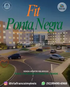 Apartamento com 2 Quartos à venda, 36m² no Ponta Negra, Manaus