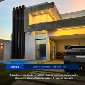 Casa com 3 Quartos à venda, 200m² no Loteamento Recife, Petrolina