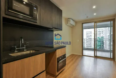 Apartamento com 1 Quarto para alugar, 44m² no Indianópolis, São Paulo