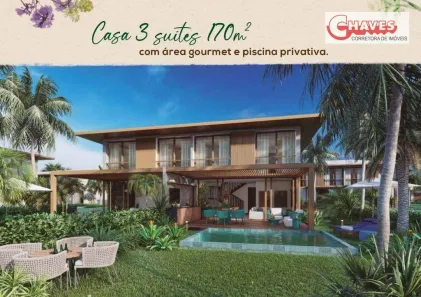 Casa de Condomínio com 4 Quartos à venda, 170m² no Praia do Forte, Mata de São João