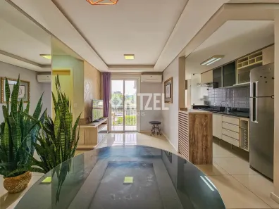 Apartamento com 2 Quartos para alugar, 57m² no Vila Nova, Novo Hamburgo