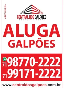 Galpão/Depósito/Armazém para alugar, 1000m² no Porto Seco Pirajá, Salvador
