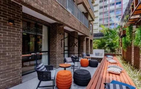 Apartamento com 1 Quarto para alugar, 29m² no Indianópolis, São Paulo