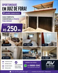 Casa com 2 Quartos à venda, 120m² no Democrata, Juiz de Fora
