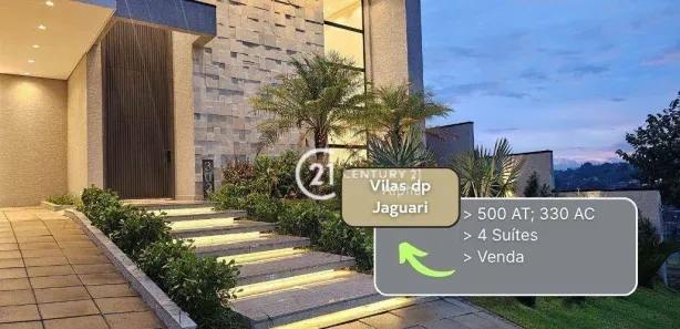 Casa de Condomínio com 4 Quartos à venda, 330m² no Villas do Jaguari, Santana de Parnaíba