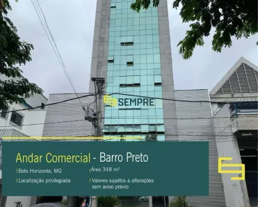 Imóvel Comercial à venda, 348m² no Barro Preto, Belo Horizonte