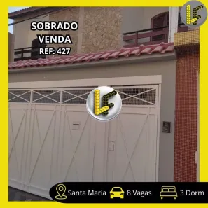 Sobrado com 3 Quartos à venda, 262m² no Santa Maria, Santo André