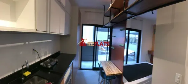 Flat com 1 Quarto para alugar, 40m² no Pinheiros, São Paulo