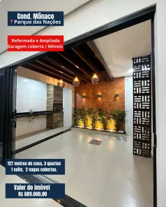 Casa de Condomínio com 3 Quartos à venda, 127m² no Parque Residencial das Nações Indígenas, Cuiabá