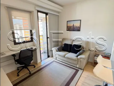 Flat com 1 Quarto para alugar, 37m² no Moema, São Paulo