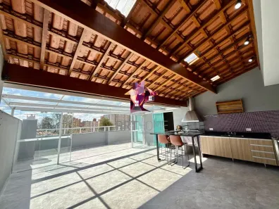 Cobertura com 3 Quartos à venda, 140m² no Vila Valparaíso, Santo André