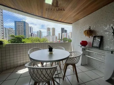 Apartamento com 3 Quartos para alugar, 130m² no Boa Viagem, Recife