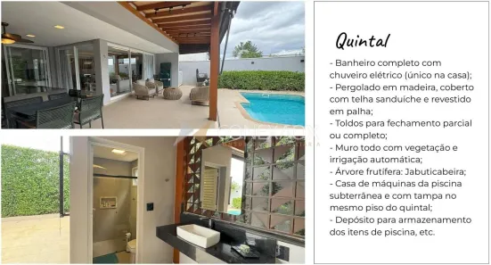 Casa de Condomínio com 3 Quartos à venda, 288m² no Parque Brasil 500, Paulínia