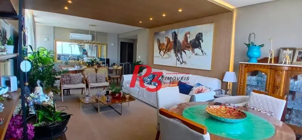 Apartamento com 3 Quartos à venda, 157m² no Ponta da Praia, Santos