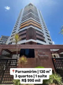 Apartamento com 3 Quartos à venda, 130m² no Parnamirim, Recife