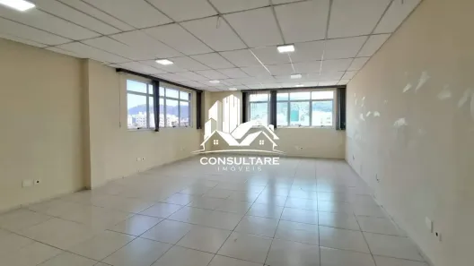 Sala Comercial para alugar, 58m² no Vila Mathias, Santos