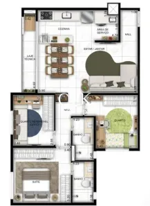 Apartamento com 3 Quartos à venda, 79m² no Jardim América, Goiânia