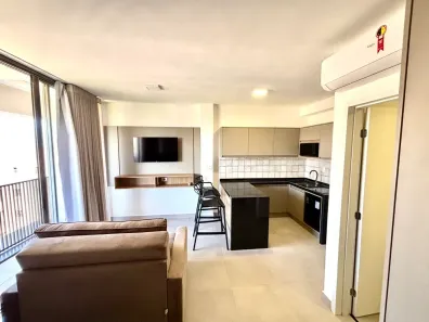 Apartamento com 1 Quarto para alugar, 33m² no Jardim Paulistano, São José do Rio Preto