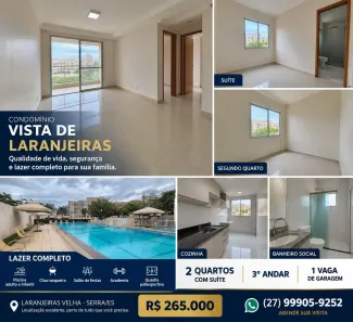 Apartamento com 2 Quartos à venda, 50m² no Residencial Vista do Mestre, Serra