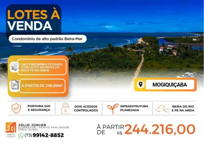 Lote/Terreno à venda, 348m² no Mogiquiçaba, Belmonte