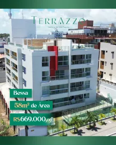 Apartamento com 2 Quartos à venda, 58m² no Bessa, João Pessoa