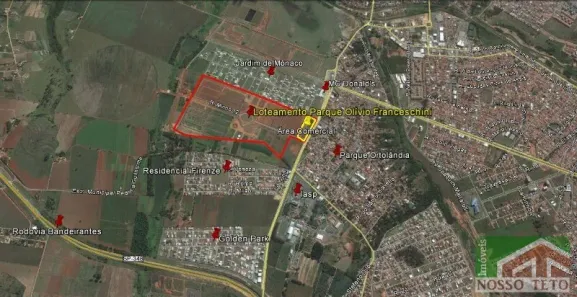 Lote/Terreno à venda, 260m² no Parque Ortolândia, Hortolândia