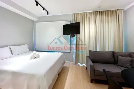 Apartamento com 1 Quarto para alugar, 27m² no Vila Nova Conceição, São Paulo