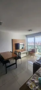 Apartamento com 2 Quartos para alugar, 59m² no Ponta Negra, Natal