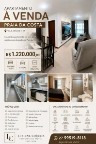 Apartamento com 3 Quartos à venda, 136m² no Praia da Costa, Vila Velha