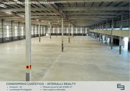Galpão/Depósito/Armazém para alugar, 15640m² no Corveta, Araquari