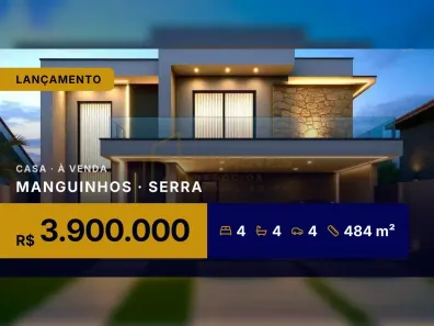 Casa com 4 Quartos à venda, 484m² no Manguinhos, Serra