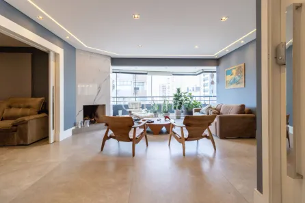Apartamento com 3 Quartos para alugar, 163m² no Moema, São Paulo