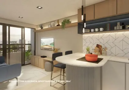Apartamento com 2 Quartos à venda, 36m² no Vila Congonhas, São Paulo